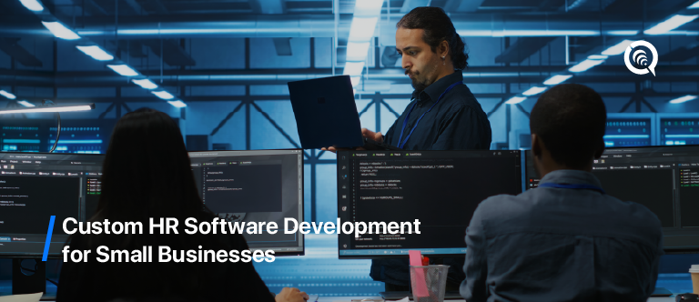 Custom HR software dashboard for small business