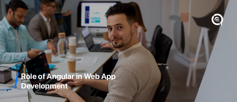 Angular framework architecture diagram for web app development