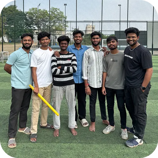 AppLogiq team on the field